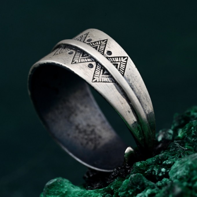 Mystical Boho Ring - Free Spirit Silver Adjustable Ring