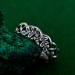 Elegant Ring Forest Harmony - Silver Branches Inspired by Nature