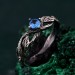 Leafy Branch with Topaz Ring – Nature-Inspired Gemstone Jewelry