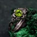 Silver Twisted Vine Engagement Ring - Romantic Forest-Inspired Jewelry