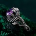 Heart of the Dragon: Gothic Amethyst Ring