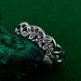 Silver Branch Ring: Nature-Inspired Harmony Band for Her & Him