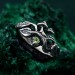 Gothic Witch Rings for All Genders – Unisex Silver Geometric Wedding Ring