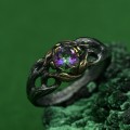 Enchanted Mystic Ring - Artisan Crafted Sterling Silver Twig Band