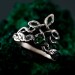 Unique Fairy Wedding Ring – Features a Beautiful Branch and Knot Design, Perfect as a Unique Wedding Band