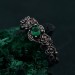 Silver Rose Bouquet Ring: Enchanted Rose Garden Design