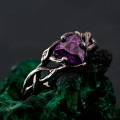 Nature-Inspired Ring with Elegant Branches and Leaves Design