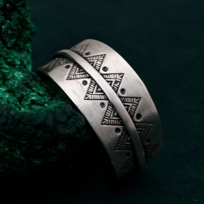 Mystical Boho Ring - Free Spirit Silver Adjustable Ring