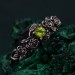 Rose Garden Silver Ring: Elegant Blossoming Rose Twig Design