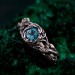 Elegant Sterling Silver Ring with Topaz Gemstone