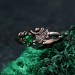 Unique Nature Ring Dainty Branch and Leaf with Forest Theme, Unusual Silver Engagement Leaf Ring, Woman Elvish Nature Bridal Ring