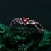 Serpentine Embrace Ring: Twisted and Entwined Snake Band