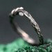 Leaves and Branch Wedding Ring – Unisex Gothic Design for Couples