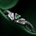 Unusual Nature Wildlife Animal Engagement Ring – Woodland Animal Wrap Ring, Serpentine Embrace Ring, Twisted Serpent Band