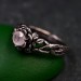 Oxidized Sterling Silver Serenity Ring