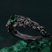 Silver Rose Bouquet Ring: Enchanted Rose Garden Design