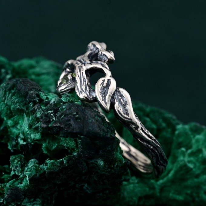 Gothic Witch Rings for All Genders – Unisex Silver Geometric Wedding Ring
