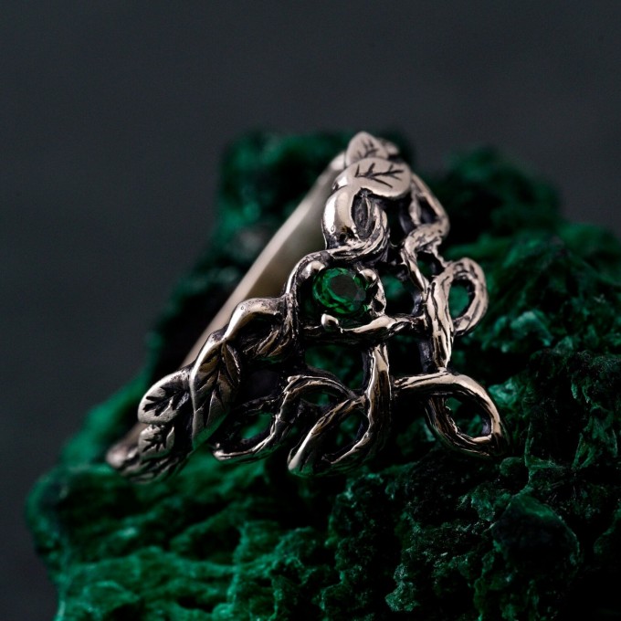Unique Fairy Wedding Ring – Features a Beautiful Branch and Knot Design, Perfect as a Unique Wedding Band