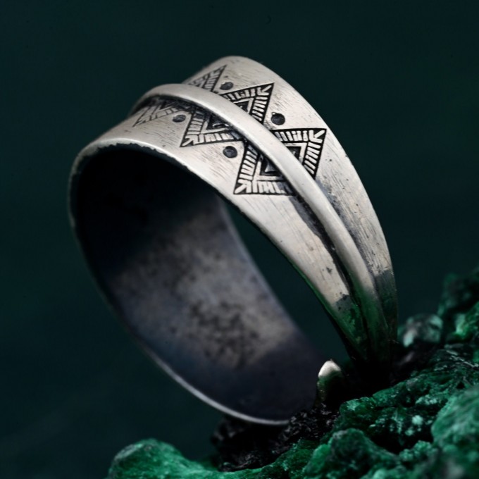 Mystical Boho Ring - Free Spirit Silver Adjustable Ring
