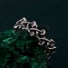Mushroom Tale Ring - Silver Nature-Inspired Fantasy Forest Symphony Jewelry