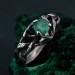Stunning Unique Emerald Forest Ring - Nature Inspired Wedding Jewelry