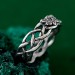 Enchanted Forest Silver Ring with Nature-Inspired Twig Design