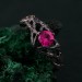 Heart of Fire: Gothic Ruby Ring
