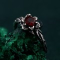 Woodland Whispers Ring – Enchanted Forest Blossom Twig Ring, Whimsical Vine Design, Unique Nature-Inspired Ring
