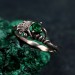 Unique Nature Ring Dainty Branch and Leaf with Forest Theme, Unusual Silver Engagement Leaf Ring, Woman Elvish Nature Bridal Ring