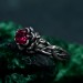 Handcrafted Silver Lotus Ring – Elegant Nature-Inspired Emblem for Her and Him