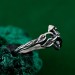 Unisex Gothic Wedding Ring – Witchy Statement Ring, Silver Geometric Design, Unique Gothic Jewelry for All Genders