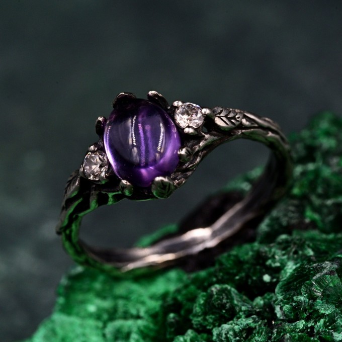 Romantic Silver Fairycore Flower Band: Mystical Forest Vintage Design