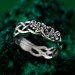 Elegant Ring Forest Harmony - Silver Branches Inspired by Nature