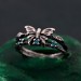 Sterling Silver Butterfly Ring - Whimsical Fairy Garden Jewelry