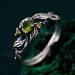 Silver Leaf Elegance: Nature's Finest Tree of Life Engagement Ring