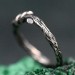 Unique Ring with Leaves - Wedding Ring with Leaf and Branch Design
