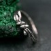 Enchanted Vines: Gothic Silver Nature Ring