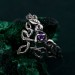 Nature-Inspired Woodland Witch Engagement Ring