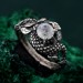 Scale of the Dragon Ring: Mythical Silver Armor Design