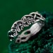 Elegant Ring Forest Harmony - Silver Branches Inspired by Nature