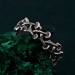 Mushroom Fantasy Ring - Nature-Inspired Silver Forest Symphony Ring
