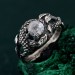 Silver Dragon Armor Ring: Serpentine Elegance with Dragon Scale Design