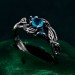 Nature's Finest Silver Leaf Elegance Ring