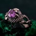 Heart of the Dragon: Gothic Amethyst Ring