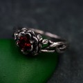 Handmade Silver Lotus Ring – Elegant Nature-Inspired Jewelry with Chic Floral Design