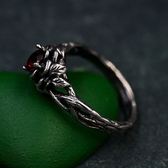Lotus Blossom Silver Ring – Elegant Harmony Symbol for Him & Her