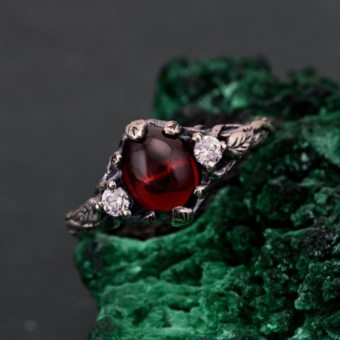 Bohemian Bridal Ring - Nature Inspired Jewelry for Fairy Tale Weddings