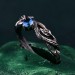 Leafy Branch with Topaz Ring – Nature-Inspired Gemstone Jewelry