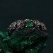 Silver Rose Bouquet Ring: Enchanted Rose Garden Design