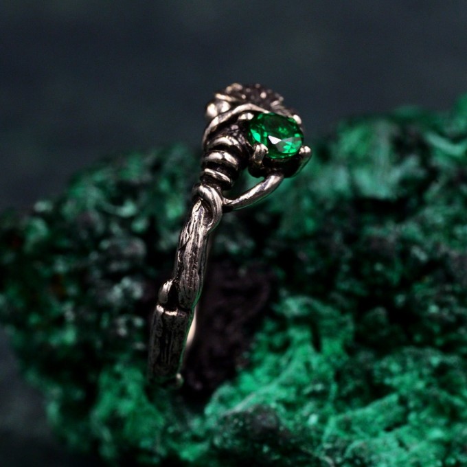 Unusual silver engagement rings on sale